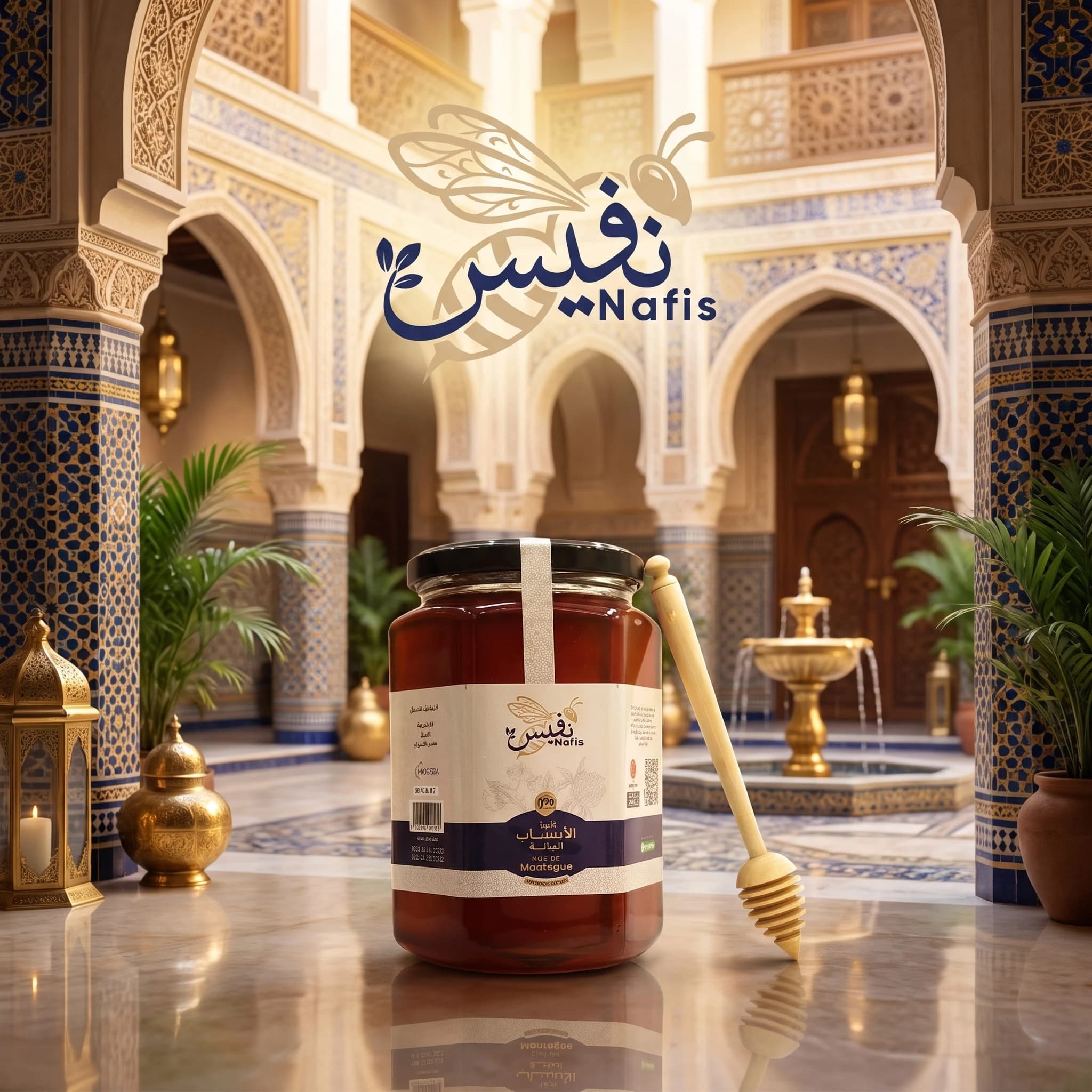 عسل الأعشاب الجبلية من نفيس - Image 1
